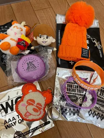 AAA 굿즈 니시지마 타카히로 우노 미사코 세트