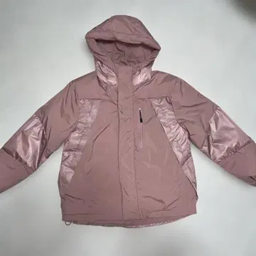 FieldCore 후드 부착 핑크 다운 자켓 M