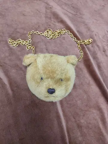 원더풀 월드 체인 달린 곰 미니백