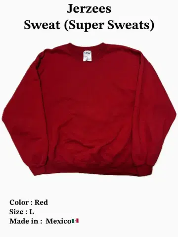 USA 구제 의류 JERZEES 맨투맨 L