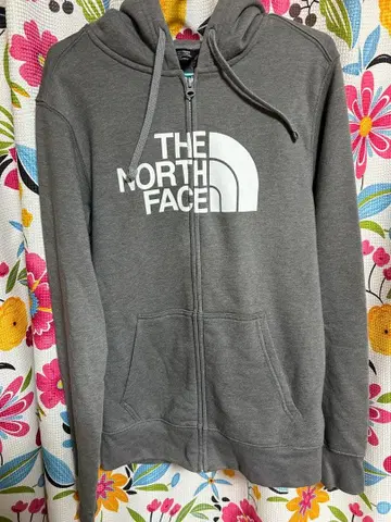 THE NORTH FACE 그레이 후드티 택 포함 새상품 속기모