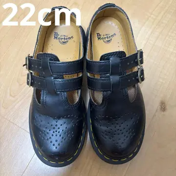 Dr. Martens 멜리 제인/블랙/로퍼/더블 스트랩