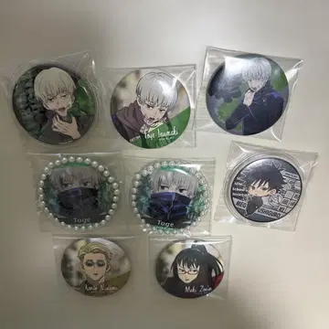 주술회전 이누마키 토게 캔뱃지 세트