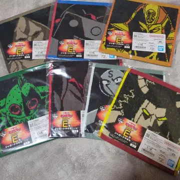 근육맨 제일복권 E상 자카드 타월 전7종 묶음 판매