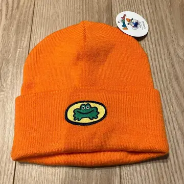 파라파라 래퍼 자수 니트 모자