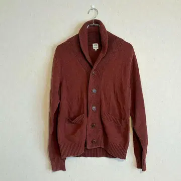 KEARNEY HOUSE 브라운 숄카라 가디건