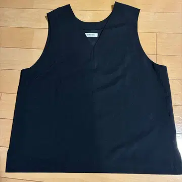 monkey time 워셔블 베스트 블랙 뒷면 메쉬