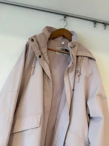 THE NORTH FACE 마운틴 후드티 L 사이즈 옅은 핑크