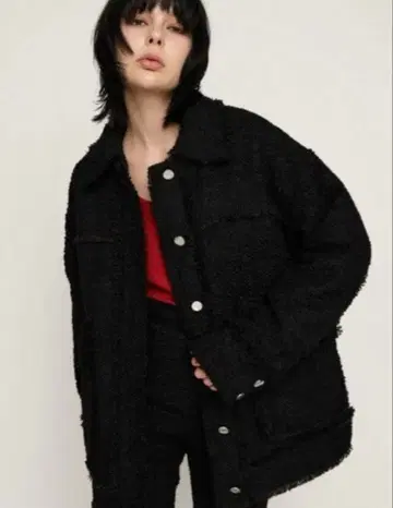 SLY 트위드 자켓