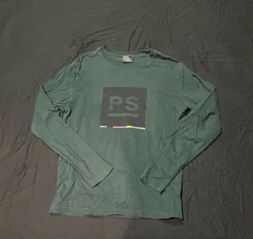 폴스미스 다크 그린 긴팔 티셔츠 PS 로고