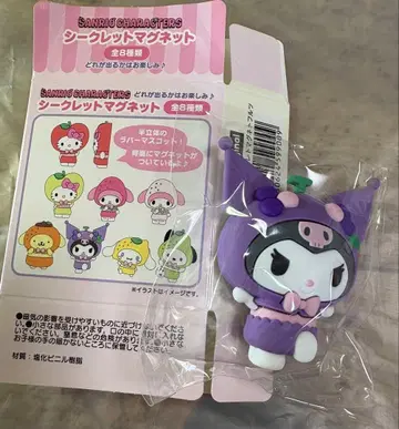 산리오 시크릿 마그넷 후르츠 디자인 쿠로미