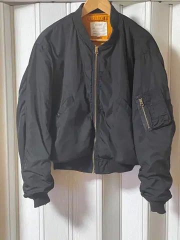 MOUSSY MA-1 스타일 블랙 자켓