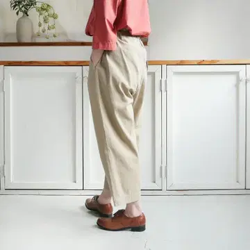 새상품 FIRMUM 강연 코튼 트윌 9 와이드 팬츠 FR083PF