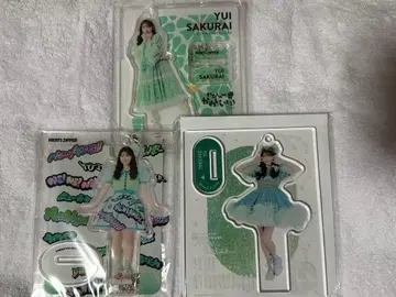 FRUITS ZIPPER 사쿠라이 유이 아크릴 스탠드 3개 세트