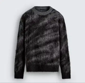 ZARA (남성용) 브러쉬드 자카드 스웨터 M 사이즈