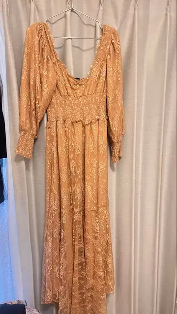 베이지 맥시 드레스 원피스