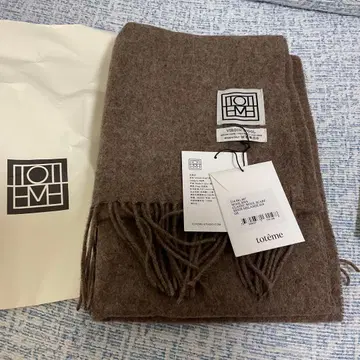 TOTEME 버진 울 스카프 베이지 믹스