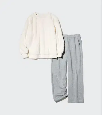 유니클로 퍼리 플리스 세트 s