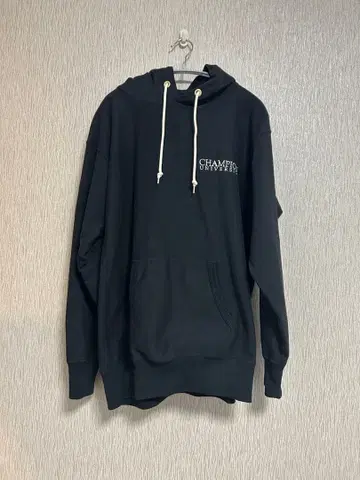 Champion 후드티 블랙