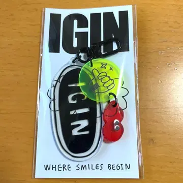 IGIN 팝업 스토어 구매 키링 A 미개봉