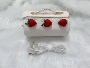 메종 드 플뢰르 모노그램 롤케이크 숄더백 아이보리