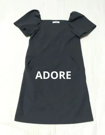 ADORE 원피스 울 혼방 블랙 포멀 오케이션 분또