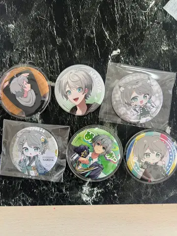 나로야 캔뱃지 6개 세트