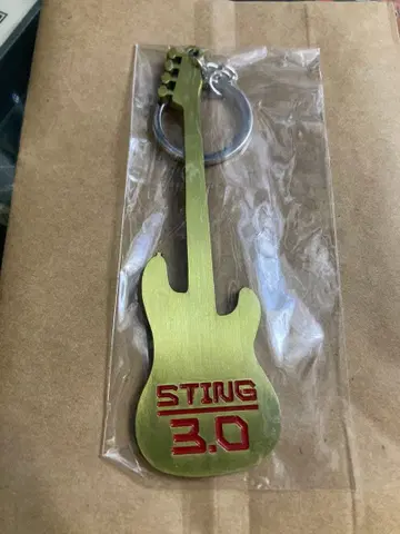 STING 3.0 기타 모양 키링