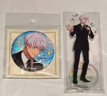 주술회전 팬파레 환영야행본점 아크릴 스탠드 캔뱃지 고죠 사토루