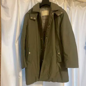 올리브 그린 스텐카라 코트
