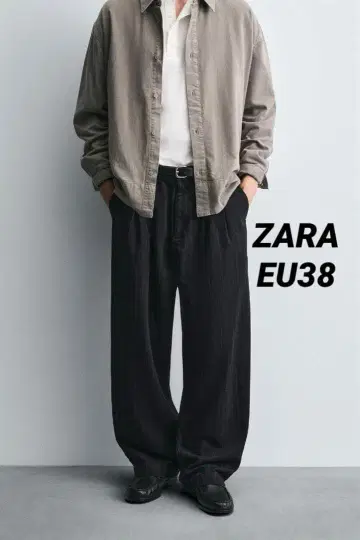 ZARA 자라 스트라이프 패턴 벌룬 팬츠 EU38 jp30 완판템