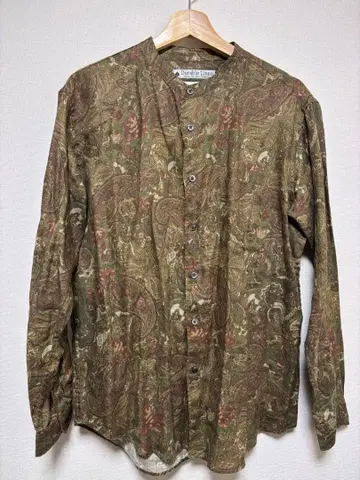 URBAN RESEARCH DOORS 페이즐리 무늬 긴팔 셔츠 M 사이즈