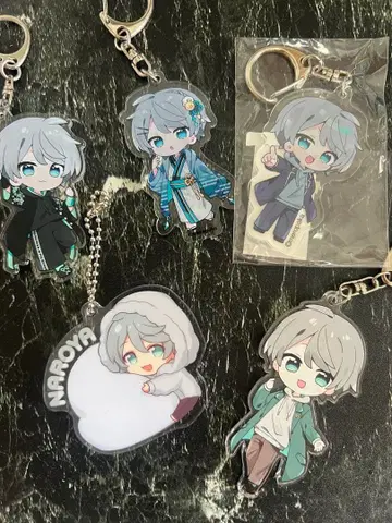 멜론파커 나로야 아크릴 키링 5개 세트