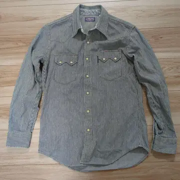 블루블루 히코리 셔츠 /2 스트라이프 네이비 SEILIN & Co.