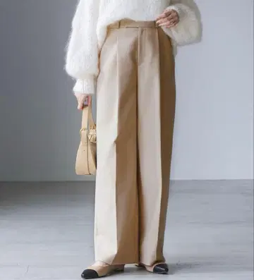 노블(Noble) 울 개버 슬랙스 팬츠