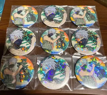 NARUTO 카카시 캔뱃지 75mm 퍼포먼스 서예