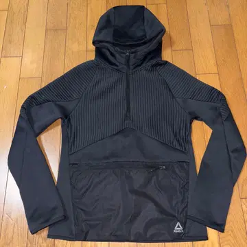 REEBOK 리복 하프 지퍼 후드티 자켓 M 블랙 여성용