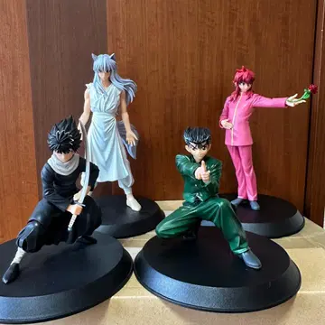 유유백서 피규어 4체 세트