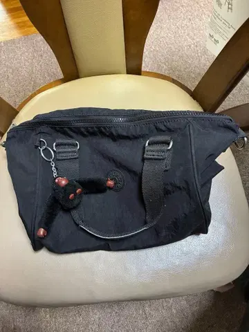 중고 키플링 보스턴 블랙 어깨끈 없음