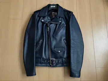 SCHOTT 샷 UST613 원스타 라이더 자켓 네이비