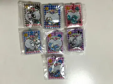 산리오 캐릭터즈 바스락 프레이크풍 참 7개 세트