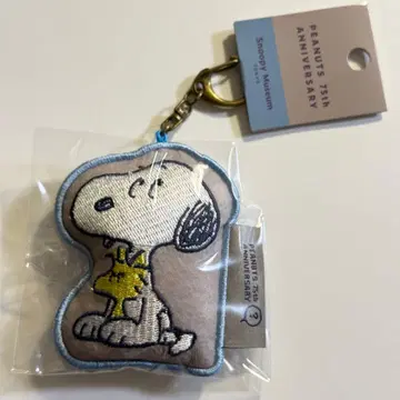 스누피 뮤지엄 한정판 자수 키링 블루