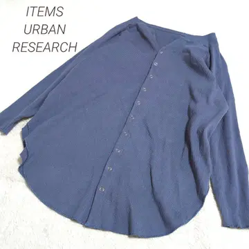 ITEMS URBAN RESEARCH 리브 가디건 티셔츠 루즈핏