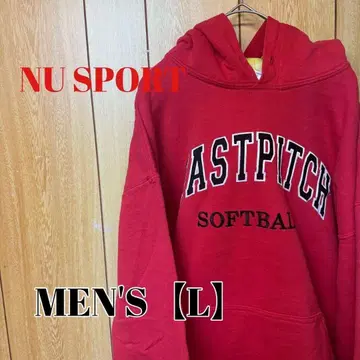 TQ20 [US 수입] NU SPORT 후드티 [남성용 L] 레드