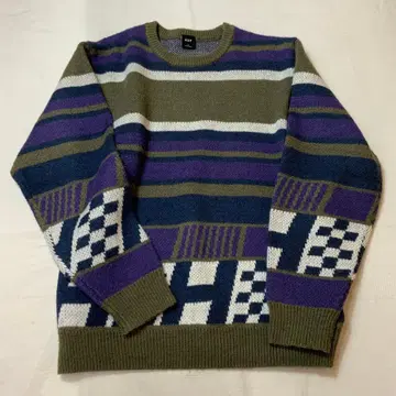 A/W HUF 하프 스웨터 니트 M