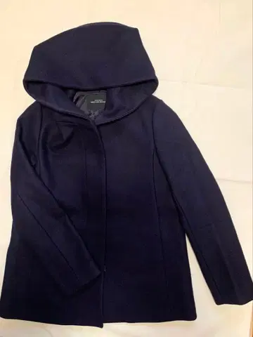 GREEN LABEL RELAXING 네이비 피 코트