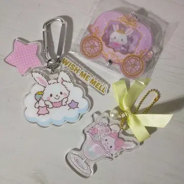 위시미멜 아크릴 키링 커스텀 참 산리오