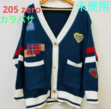 205 zero 네이비 가디건 미사용