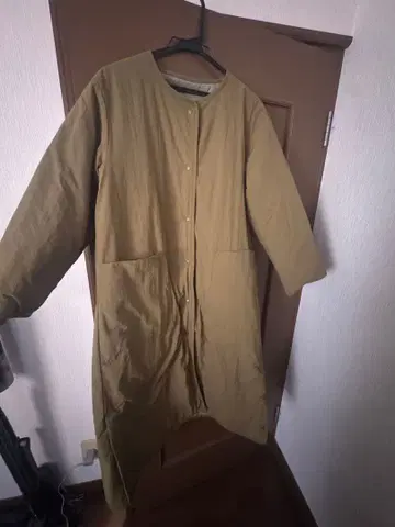 사만사 모스모스 퀼팅 리버서블 롱 코트