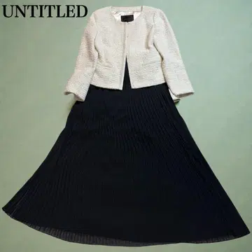 [ UNTITLED ] 수트 셋업 트위드 자켓 세레모니